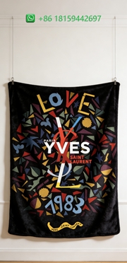 Yves Saint Laurent Throw Blankets